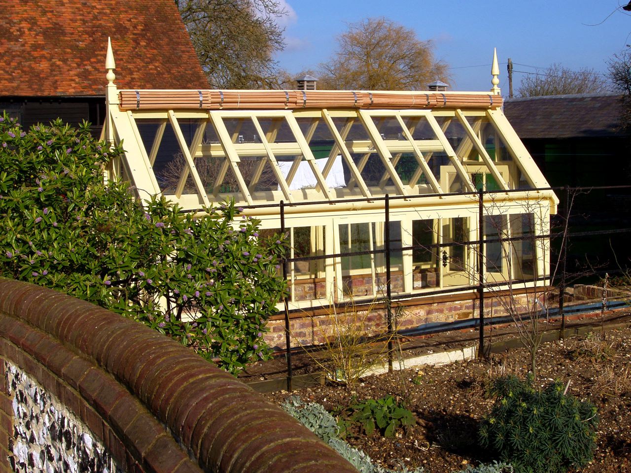 Victorian style greenhouse